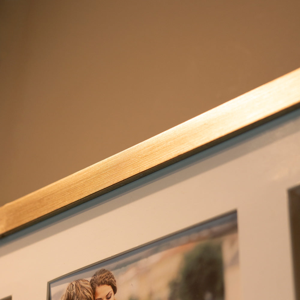 Tara Lane Gallery Collage 9 Picture Multi Photo Frame - Champagne | TL6671