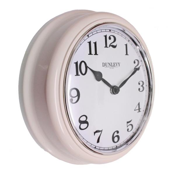Dunlevy 10" Taupe Deep Plastic Wall Clock | CL2001T