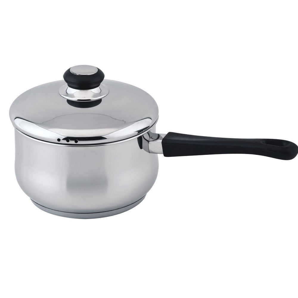 Steelux 16cm Saucepan with lid - Stainless Steel | ST/9701