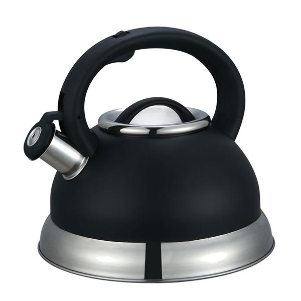 Steelux Whistling Kettle 2.7 Litre - Black | ST/9800B