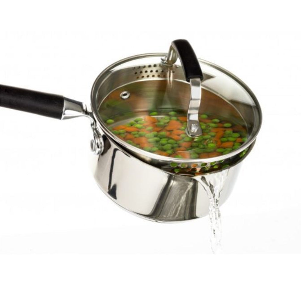Steelex 22cm Saucepan with Glass Lid | ST9604