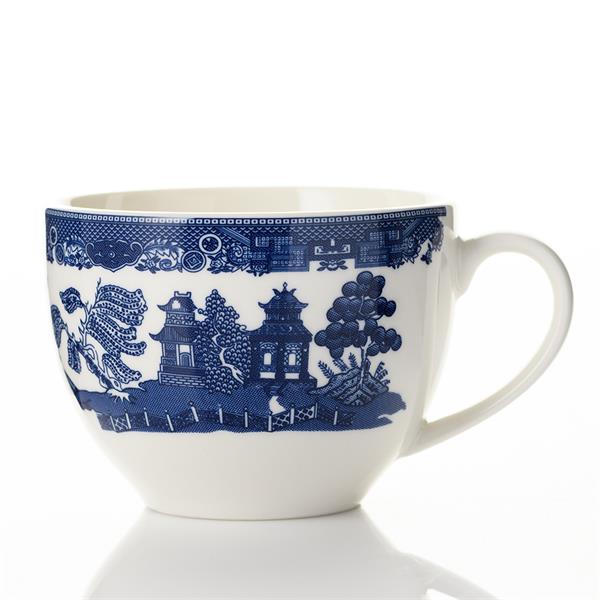 Dunlevy Blue Willow Teacup 8oz | Classic Willow China