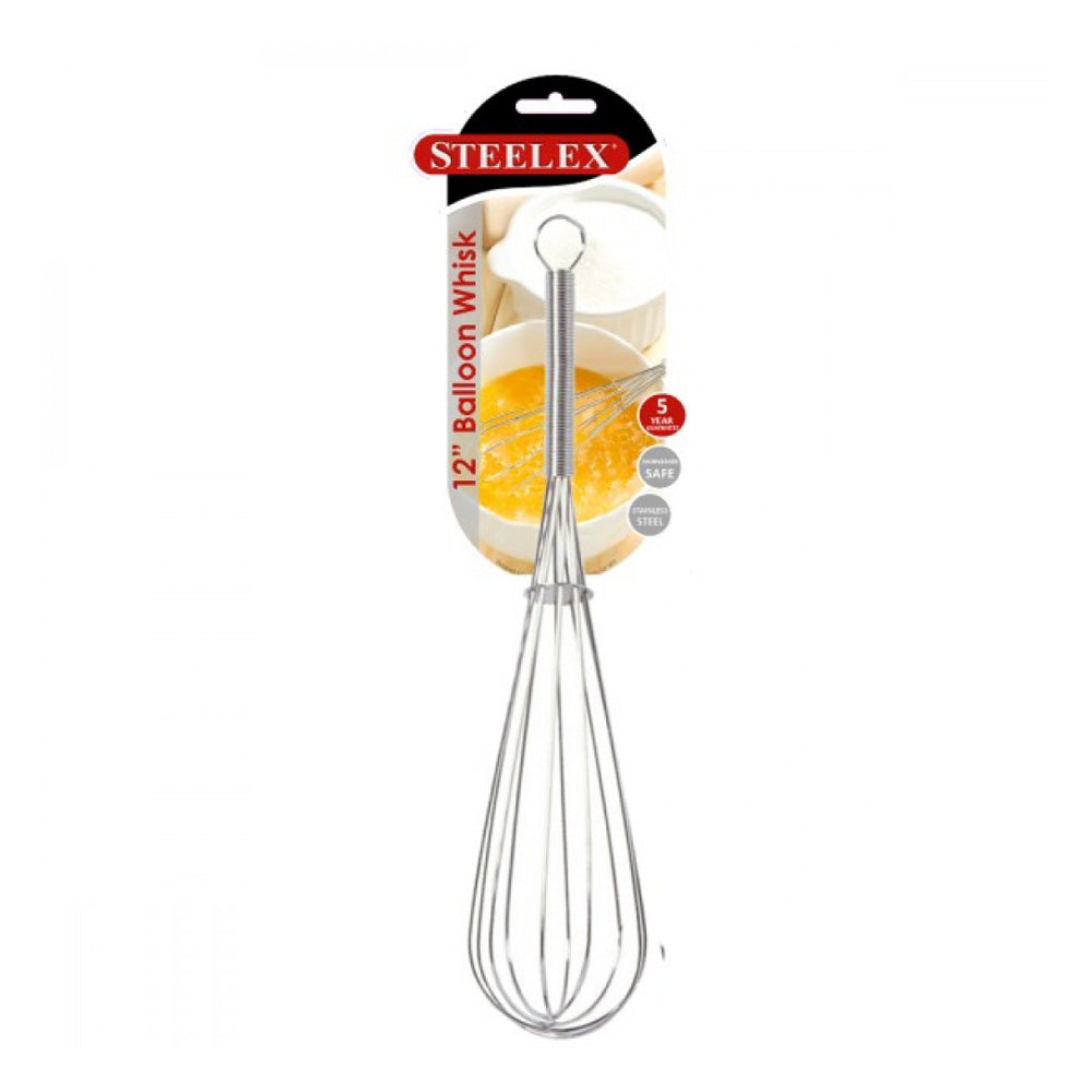 Steelex Stainless Steel Whisk 12" | HK0195