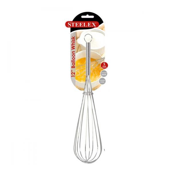Steelex Stainless Steel Whisk 12" | HK0195