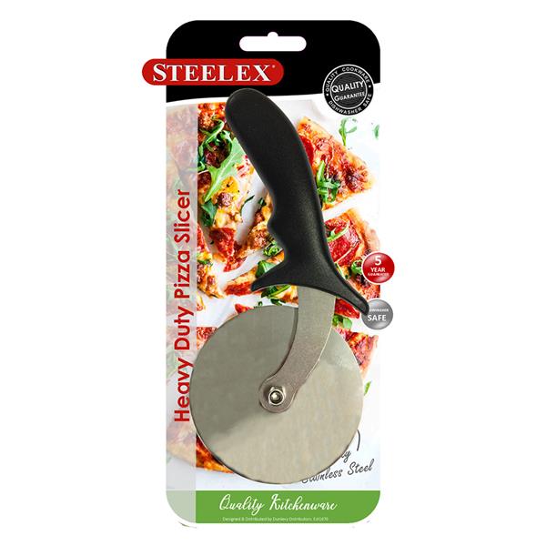Steelex Heavy Duty Pizza Slicer | Stainless Steel Cutter