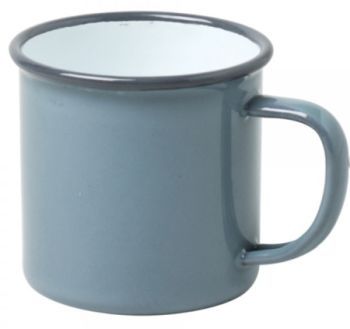 Falcon Enamel Mug 8cm - Grey | EN0208G