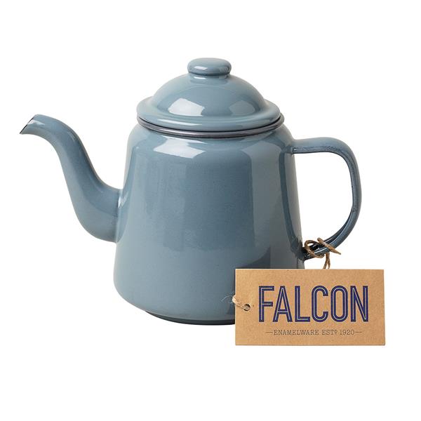 Falcon Enamel 14cm Teapot - Grey | EN0028G
