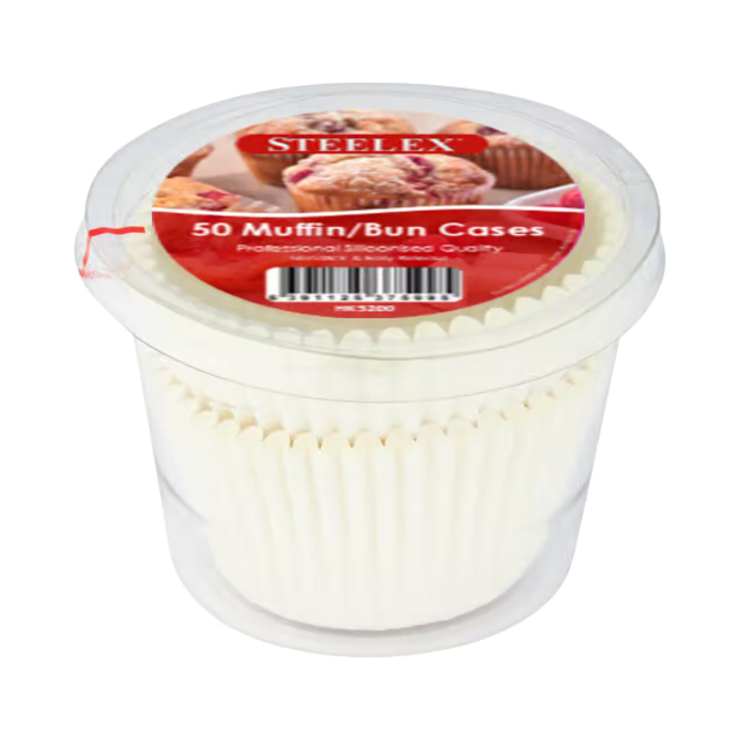 Steelex Muffin Liners / Bun Cases 50 Pack | HK5200