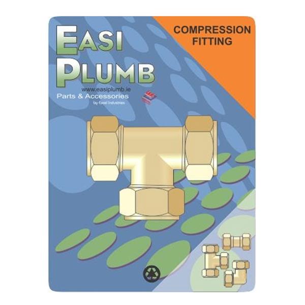 Easi Plumb 1 Inch Equal Tee 318 | Compression Fitting