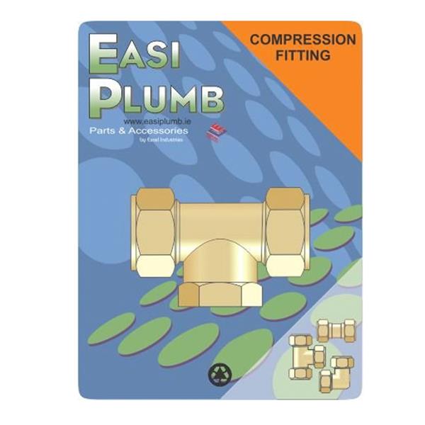 Easi Plumb 1/2 Inch Tee with FI Branch 330 | Compression