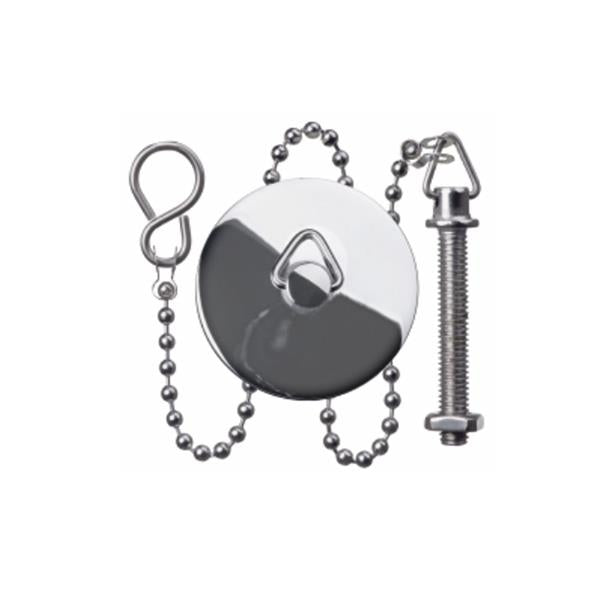 Easi Plumb 1 1/2 Inch Chrome Basin Plug & Chain | Stopper