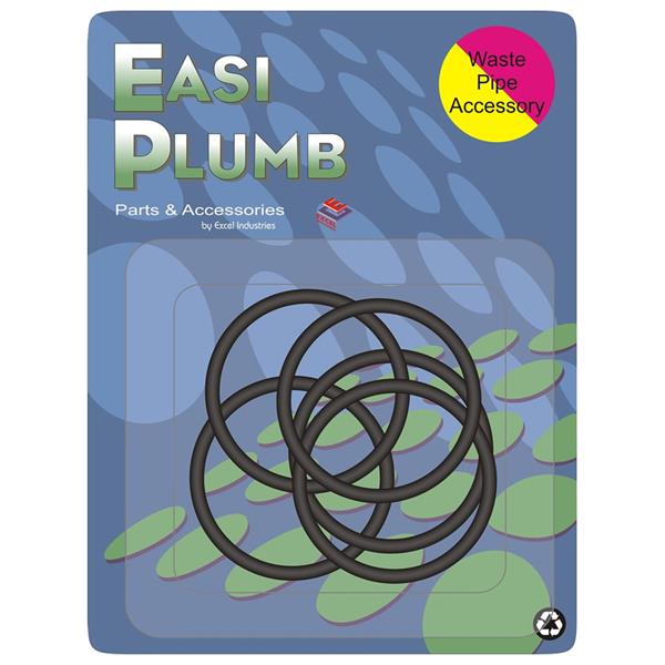 Easi Plumb 1 1/2 Inch Trap O Ring Washers 5 Pack | Seals