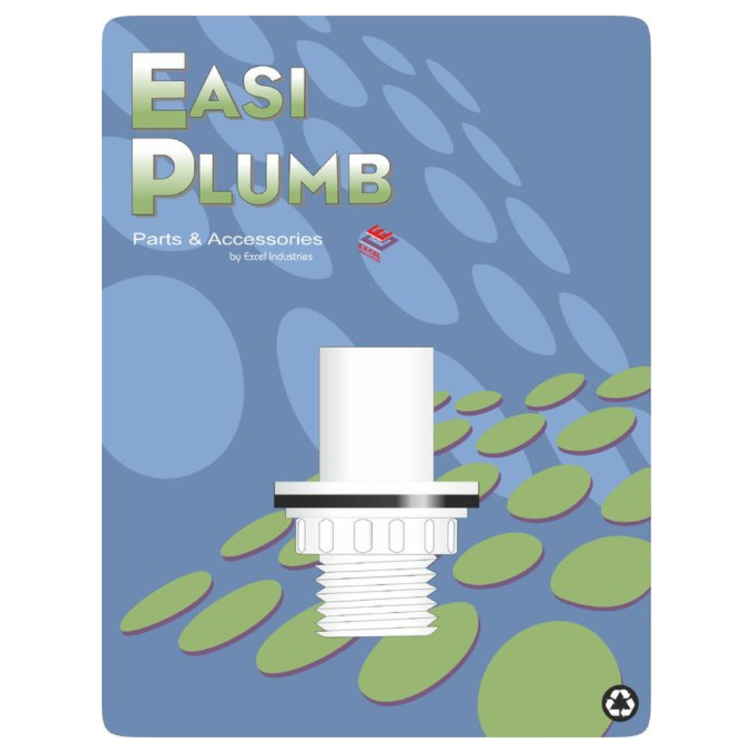 Easi Plumb 21mm Overflow Straight Tank Connector | EPOFTC1