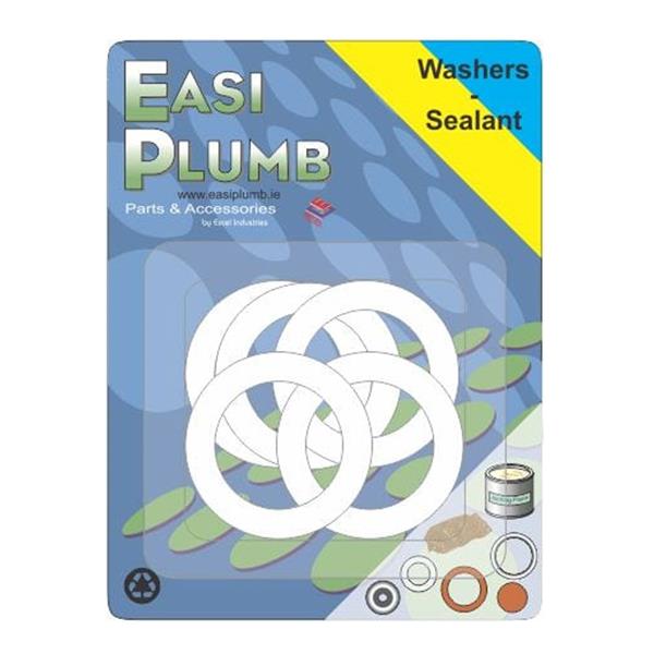 Easi Plumb 1 Inch PVC Washers 5 Pack | Tap & Tank Seals