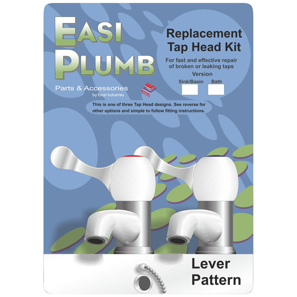 Easi Plumb Lever Pattern Replacement Tap Head Kit 3/4" | EP34RTHL