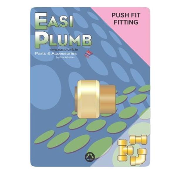 Easi Plumb 1/2 Inch Push Fit Stop End | No Solder Cap