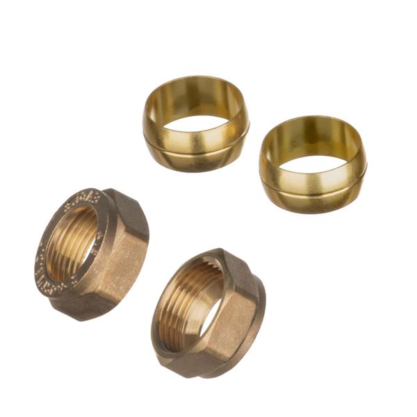 Easi Plumb 1/2" Nut & Olives Pack of 2 | EP12NO