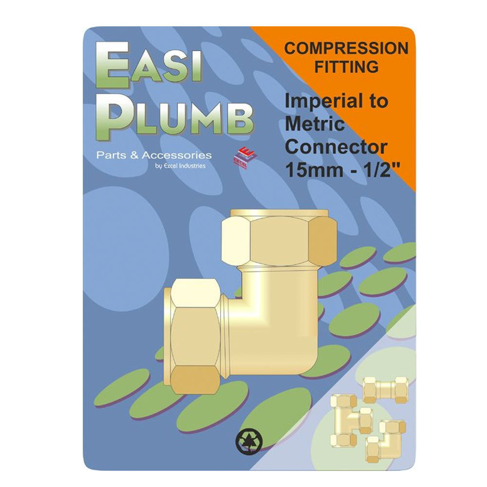 Easi Plumb 15mm x 1/2" Elbow 315 | EP3151512