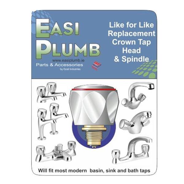 Easi Plumb 1/2 Inch Crown Tap Head & Spindle | Replacement