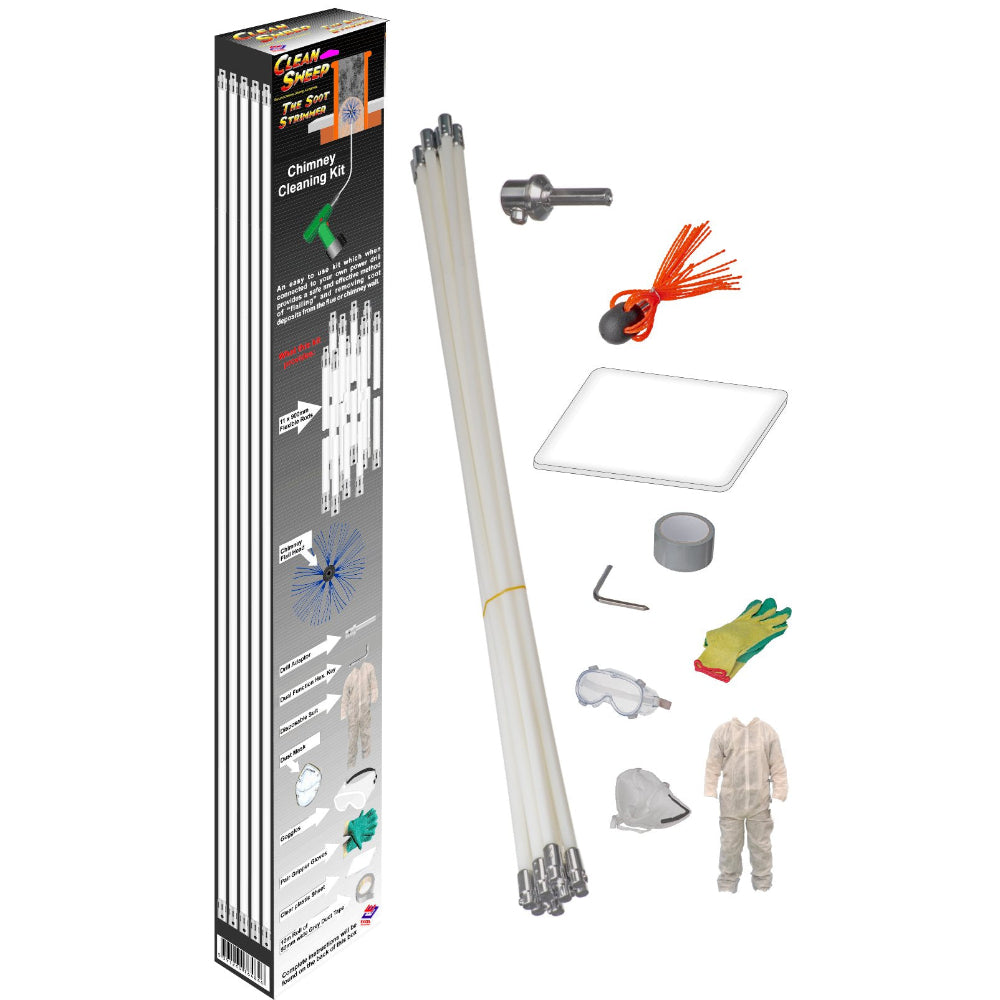 Easi Plumb Soot Strimmer Chimney Cleaning Kit 10 Metre | CSSEKIT