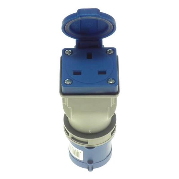 Powermaster 16 Amp To 13 Amp 3 Pin 220v Adaptor | EL2129