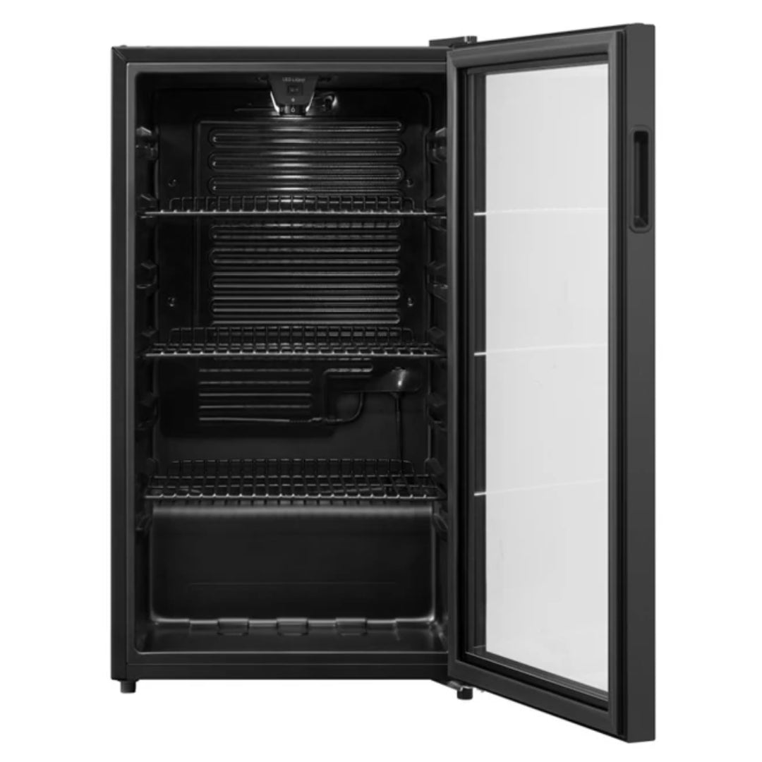 Powerpoint Beverage Drinks Cooler Fridge - Black | P4962MDBC