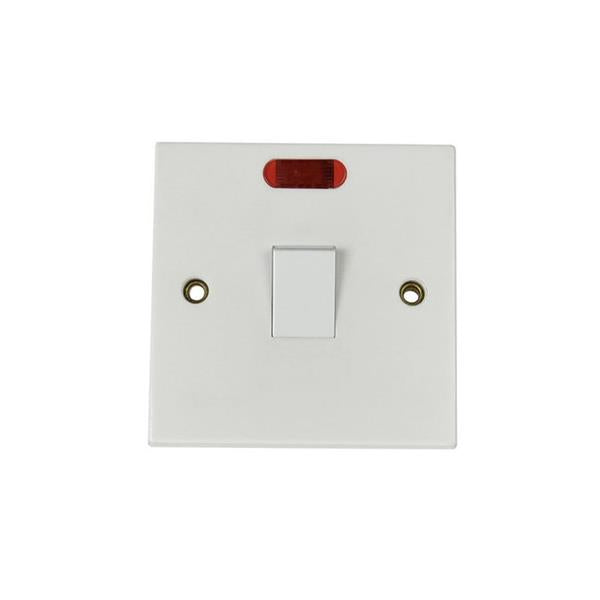 Powermaster 20 Amp Double Pole Switch with Neon | Isolator