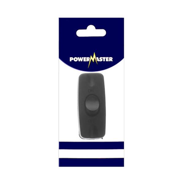 Powermaster Inline Flex Switch Black | Cord Lamp Switch