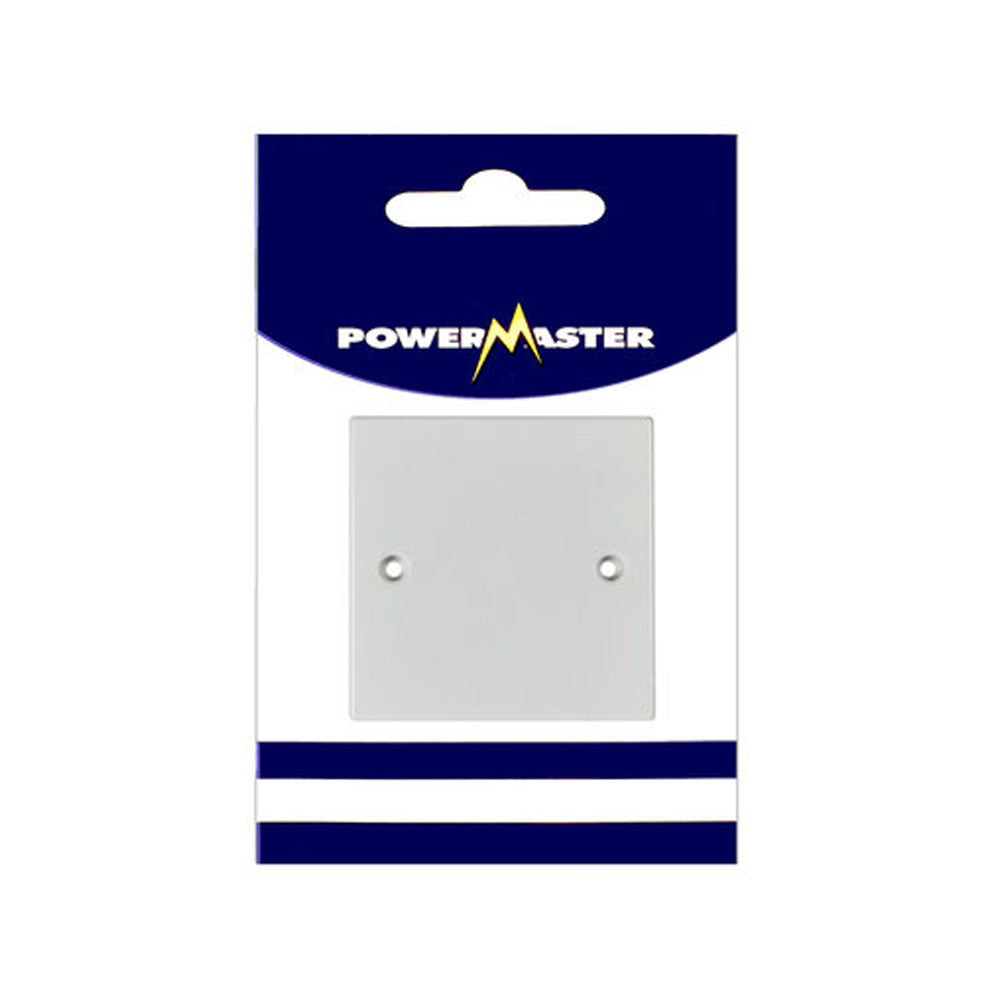 Powermaster 1 Gang Single Blanking Plate | 1522-00