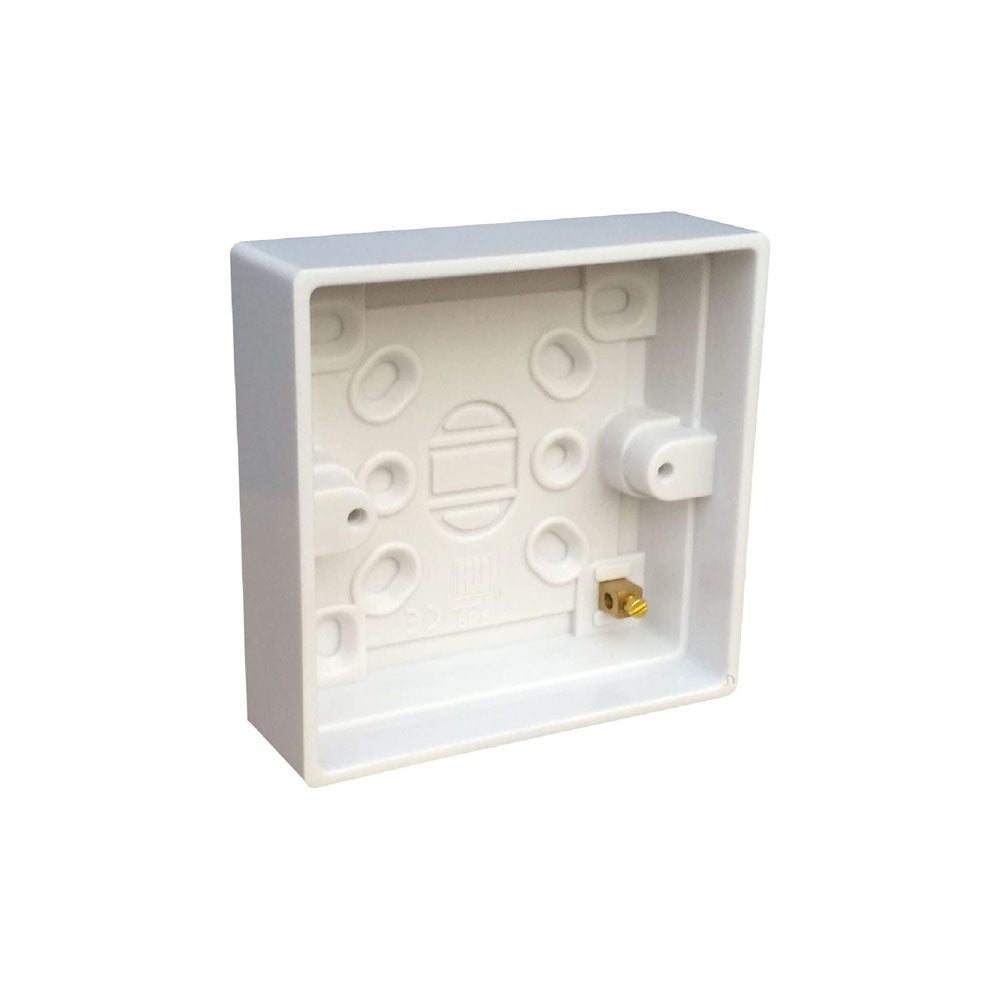 Powermaster 1 Gang 16mm Surface Patress Socket Box | 1435-12