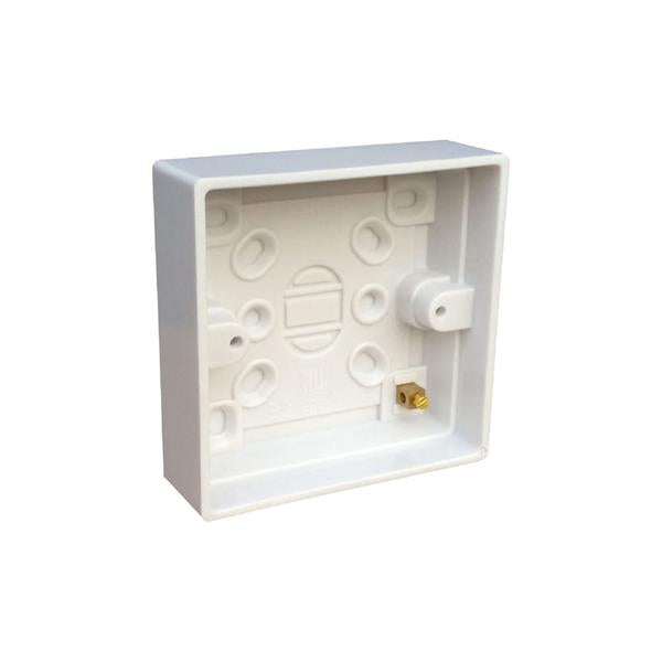 Powermaster 1 Gang 16mm Surface Patress Socket Box | 1435-12