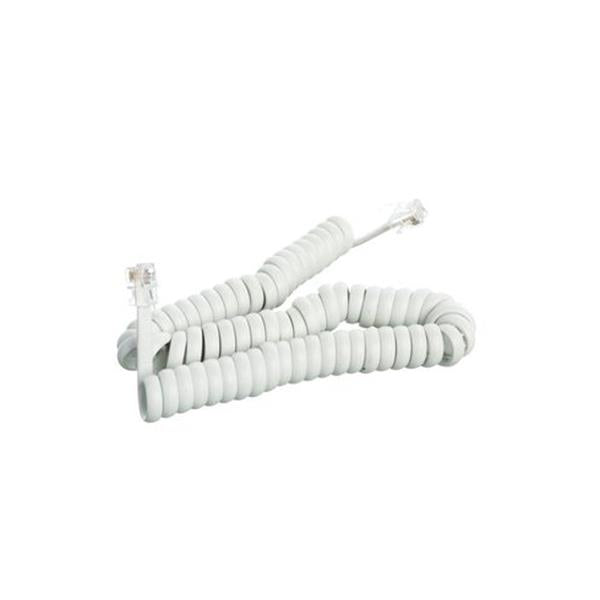 Powermaster Telephone Curly Lead 2.5m | Handset Cord