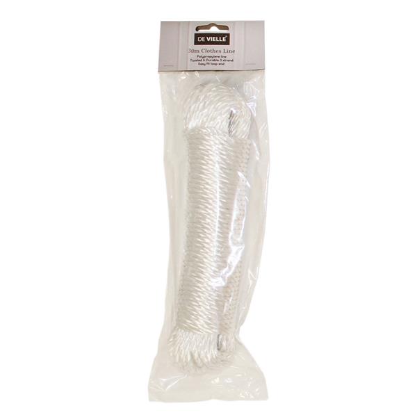De Vielle Poly Clothes Line 30 Metres - White | DEV974823