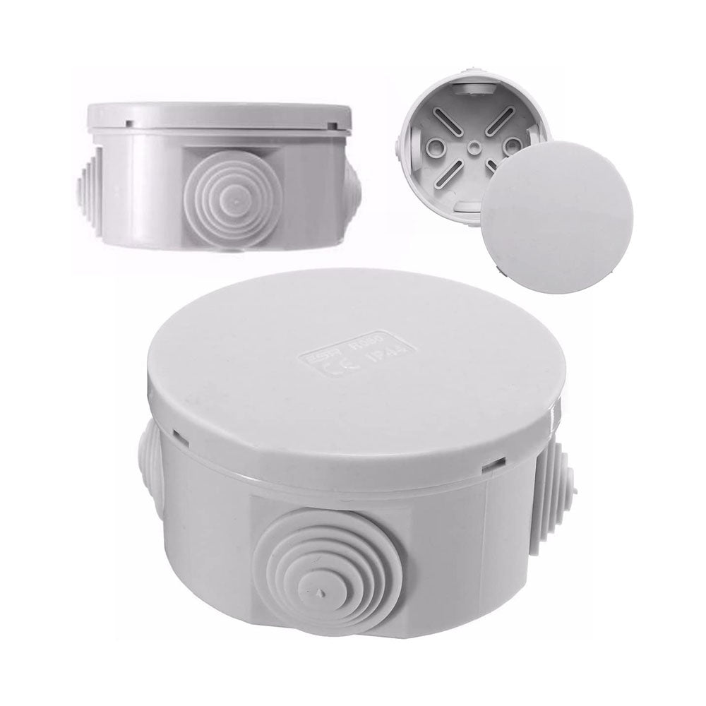 Powermaster 80mm Round Junction Box IP44 | 1804-06
