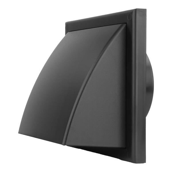 Powermaster 4 Inch Hooded Vent - Black | 1813-28