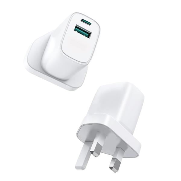 Powermaster USB-A & USB-C Wall Charger | Dual Phone Plug