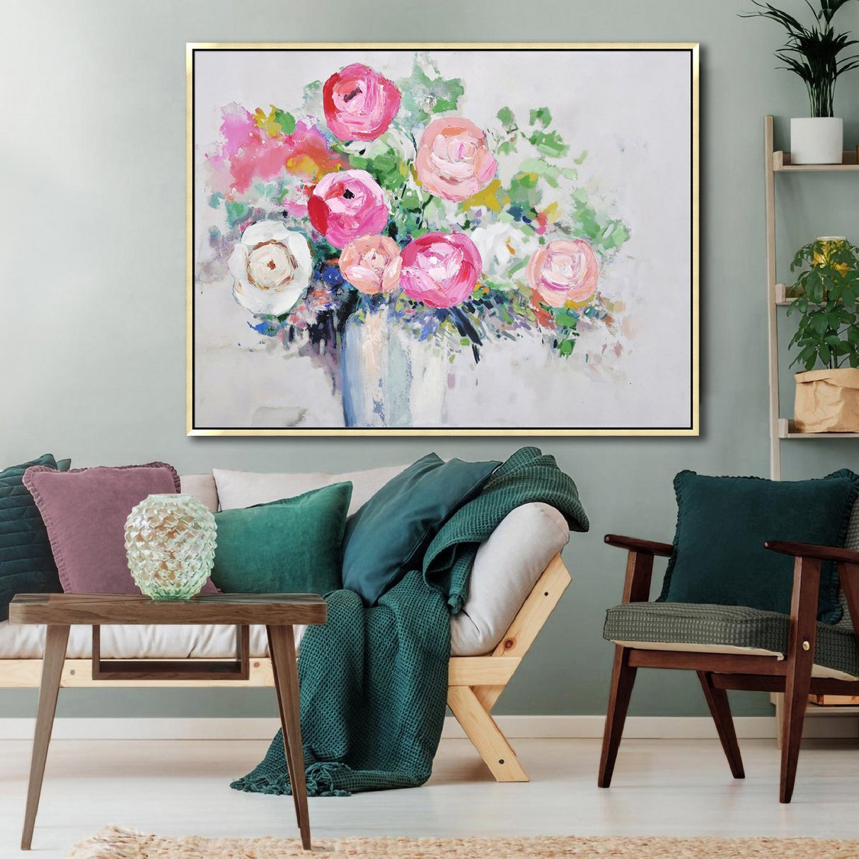 Macquillan Hand Painted Picture Summer Blossom 90cm x 120cm | MQP7035