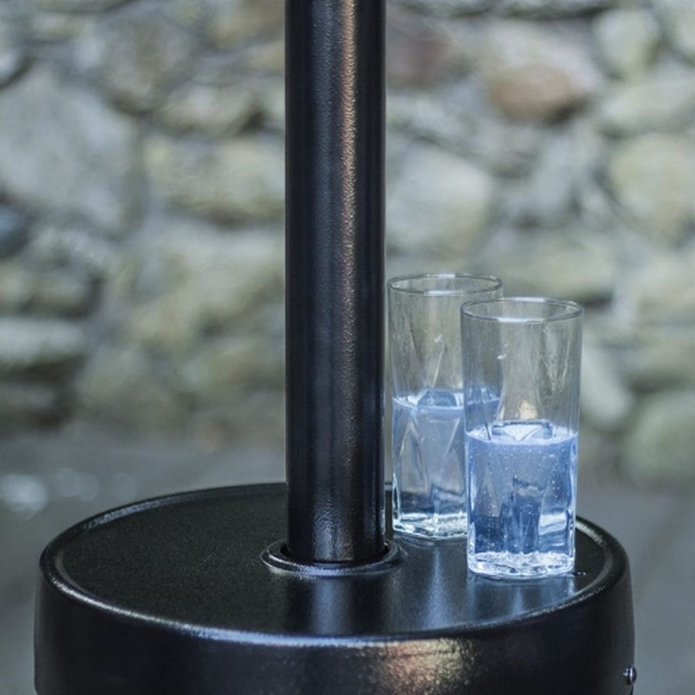 Sahara 13kw Heat Focus Gas Patio Garden Heater - Charcoal