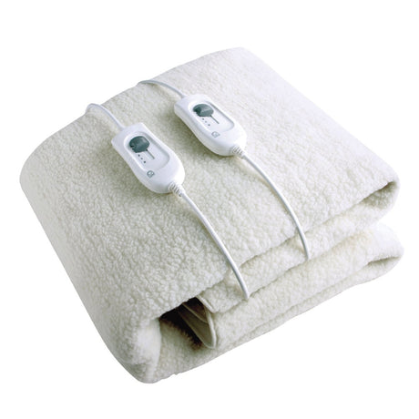 De Vielle Super King Premium Fleece Electric Under Blanket Dual Control | DEF012013