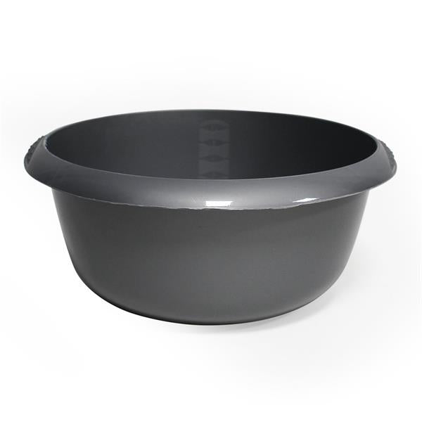 Home Essentials Round Basin 13" 8L - Silver | Washing Up
