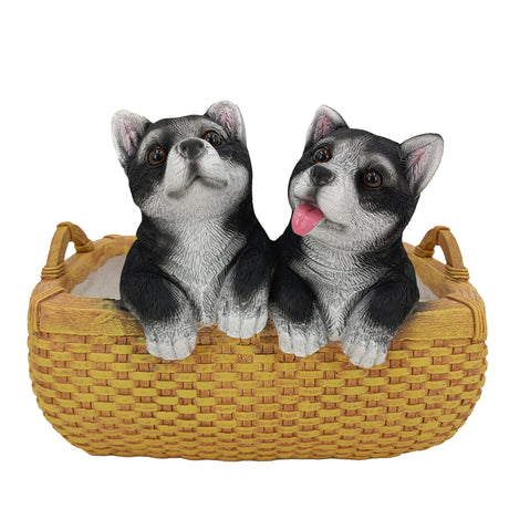 WGP Husky Dog Garden Planter | G0390