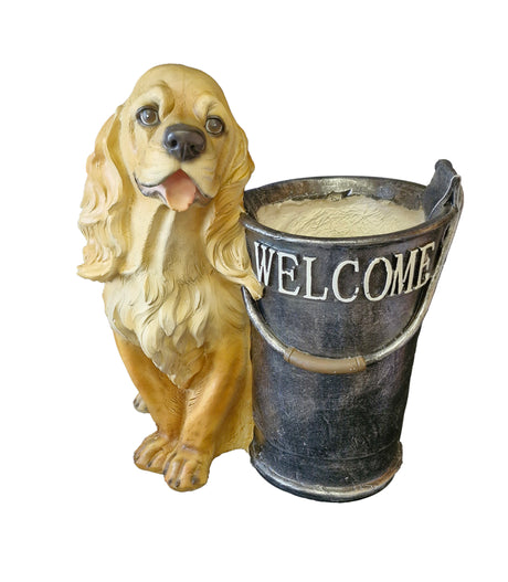 WGP Cocker Spaniel Dog Garden Planter | G0439