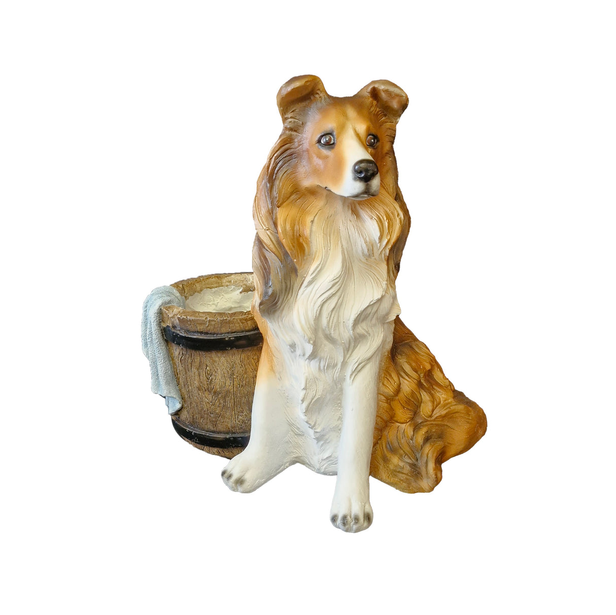 WGP Scotch Collie Dog Garden Planter | G0440