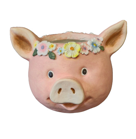 WGP Cute Piggy Head Garden Planter | G0448