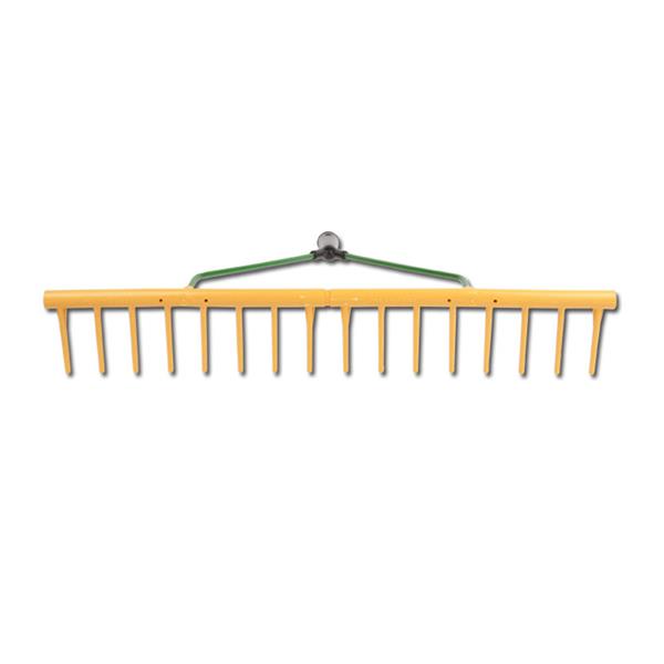 Plastic Rake Head 16 Tooth Yellow | Garden Leaf Rake