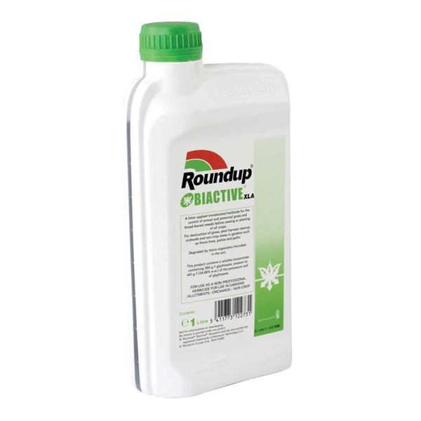 Roundup Biactive XLA 1L Weedkiller | Glyphosate Killer