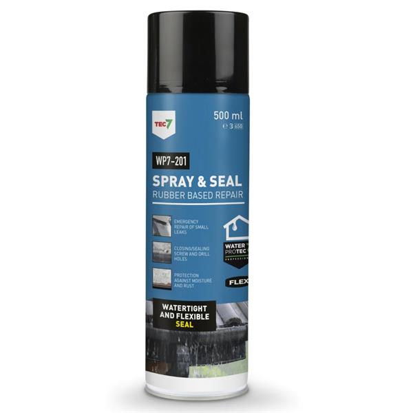 TEC 7 Spray and Seal Rubber Based Repair 500ml WP7-201 - Black | WP7602040296
