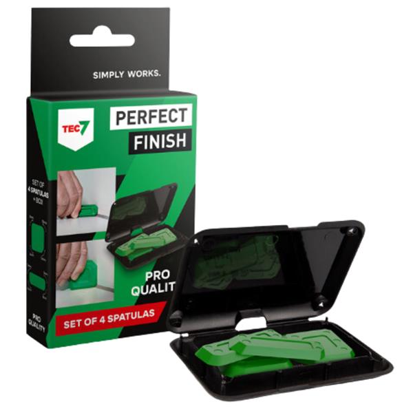 Tec 7 Perfect Finish Spatulas 4 Pack | Sealant Smoothing