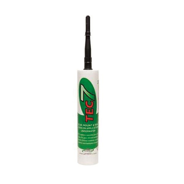 Tec 7 Black Silicone Glue Mount | Adhesive Sealant