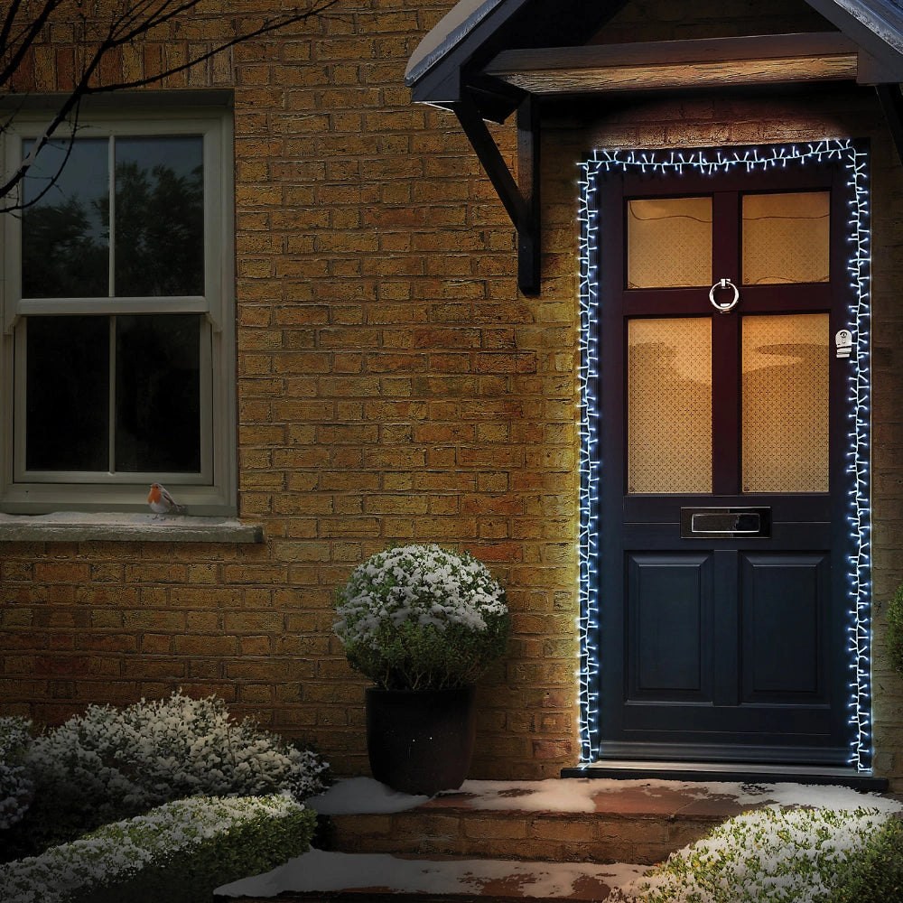 Premier 440 LED Supabrights Door Garland 5.5 Metre Christmas Lights - White | LV243723W